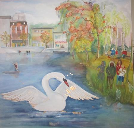  Der Goldene Schwan am Ort der Sehnsucht